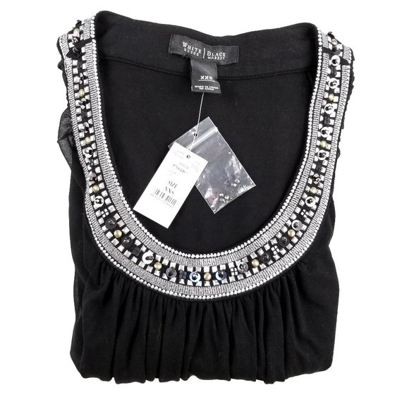 White House Black Market Jewel Neck Chemise Dress - Picture 12 of 12